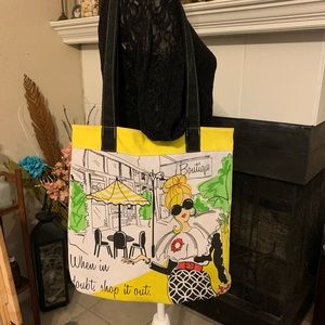 Delish Canvas Shopping Tote